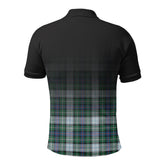 McKenzie Dress Ancient Tartan Crest Polo Shirt - Thistle Black Style